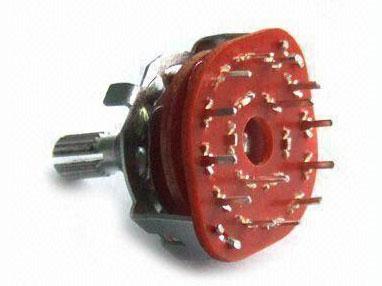 25mm Metal Shaft Rotary Switch, RS25 Series
